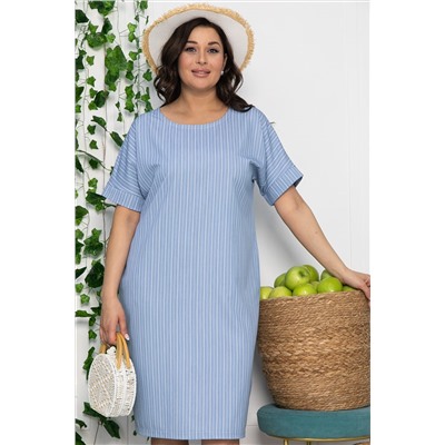 Платье Покоряя сердца (джинс) П13460-1М