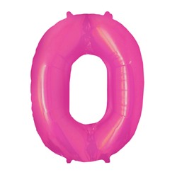Воздушный шар фольгированный 40" «Цифра 0»