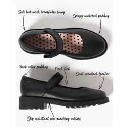 Kids' Leather Freshfeet™ School Shoes (13 Small - 7 Large)
