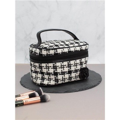 Косметичка "Flower", black (13х19х14 см)