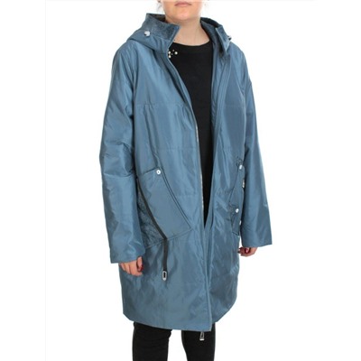 BM-15 GRAY/BLUE Куртка демисезонная женская (100 гр. синтепон)