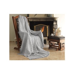 Покрывало Накидка на Диван 170x220 см. 100% Хлопок Keten Linen Gri