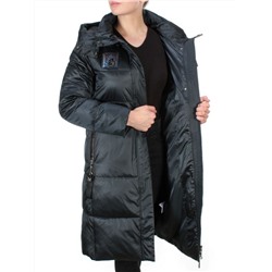 9110 INK BLUE Пальто зимнее женское FLOWERROVE (200 гр. холлофайбера)