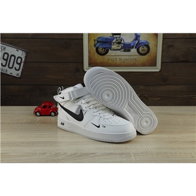 Зимние Nike Air Force из натуральной кожи
