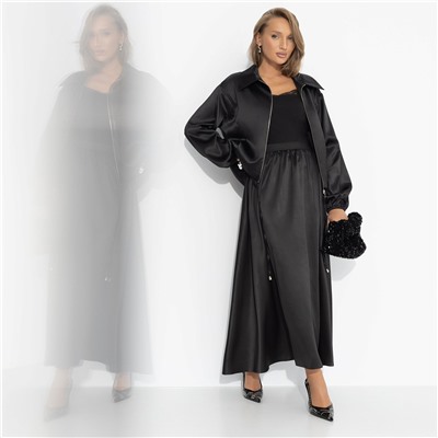 Комплект с юбкой атласный, Городская сказка (2 в 1)