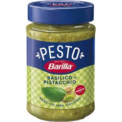 Соус ПЕСТО С БАЗИЛИКОМ И ФИСТАШКАМИ BARILLA 190гр 1/12