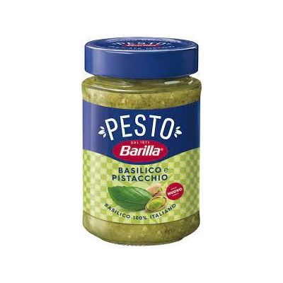 Соус ПЕСТО С БАЗИЛИКОМ И ФИСТАШКАМИ BARILLA 190гр 1/12