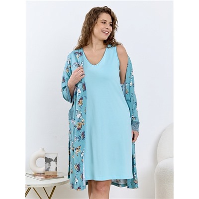 Женская сорочка Айрис-1 НС-639 / голубой