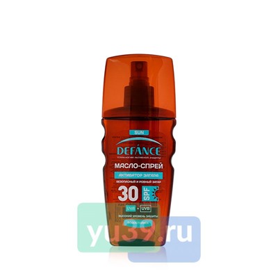Масло-спрей DEFANCE SPF30 активатор загара, 160 мл.