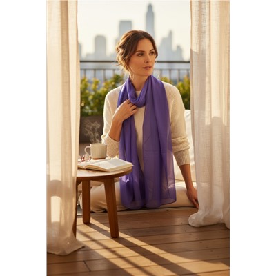 Шарф шифоновый Радуга Арт 0978/5