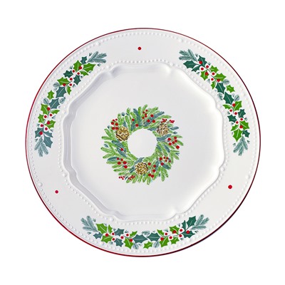 Набор из четырех тарелок Nordic winter из коллекции New Year Essential, Ø23 см