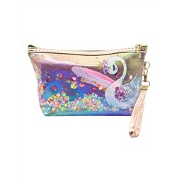 Sunflower Косметичка женская лодочка с пайетками 391, лебедь, разноцветный