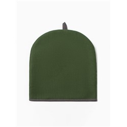 Грелка на чайник Этель Home collection green 28×28 см, 56% лён, 44% хлопок
