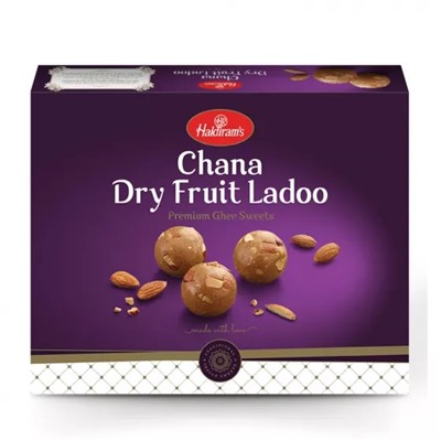 Чана Ладу с сухофруктами (400 г), Chana Dry Fruit Ladoo, произв. Haldiram's