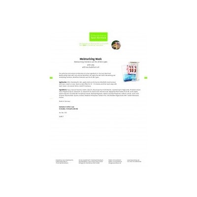Krauterhaus Sanct Bernhardt Moisturising Mask, 60 мл