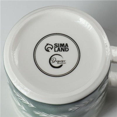 Кружка керамическая новогодняя Forest, 350 мл