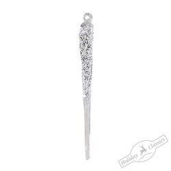 Сосулька "Лунная пыль" малая (стекло) 1,5х1,5х17 см