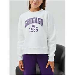 Костюм "Чикаго" детский девочка  молочный фиолет