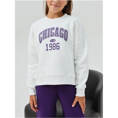 Костюм "Чикаго" детский девочка  молочный фиолет