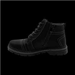 Ботинки на меху 9537-2 черные