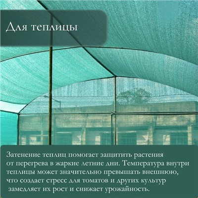 Сетка затеняющая, маскировочная, зелёно-бежевая, плотность 40 г/м², длина 6 м, ширина 3 м
