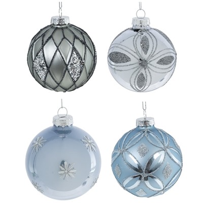 GAEM Набор из 12шт Украшение новогоднее "Шар", D 8 см, L34 W25 H8 см