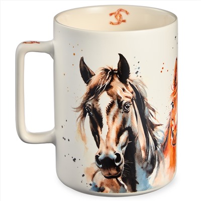 КРУЖКА LEFARD  "КОНИ В ДЕЛЕ" 400МЛ