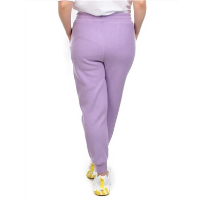 07 LILAC Брюки спортивные женские на флисе (100% хлопок) 7986