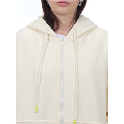 2560 BEIGE/YELLOW-GREEN Худи женское (50 гр. синтепон)