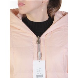 8808 PINK Пальто женское демисезонное (100 гр. синтепон)