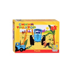 Пазлы 54 "Синий трактор" (Биг Папа)