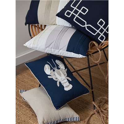 Подушка декоративная Navy lobster из коллекции Sea treasures, 30х45 см