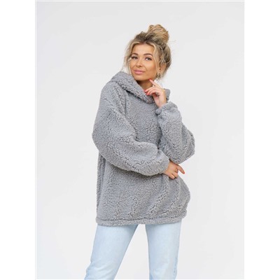 Женская толстовка мод.1770/4 (оверсайз) / Светло-серый