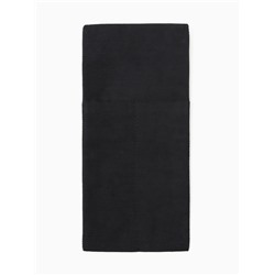 Набор конвертов для приборов Home collection black-2 шт., 22×10 см, 45% лён, 55% хлопок