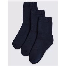 3 Pack of Thermal School Socks
