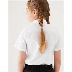 2pk Girls' Non-Iron School Shirts (2-18 Yrs)