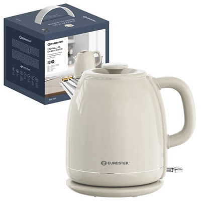 Чайник Eurostek EEK-1831 2200Вт обьём 2,0л Бежевый технология двухслойного корпуса COOL TOUCH