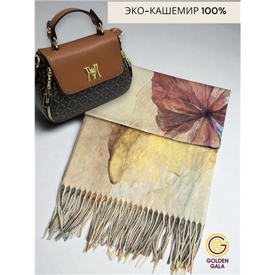 Платок теплый кашемировый с 3D принтом Арт 2591П/07