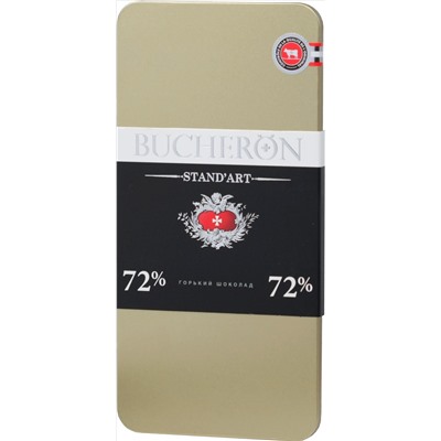 BUCHERON. Standart. Горький 72% 100 гр. жест.банка