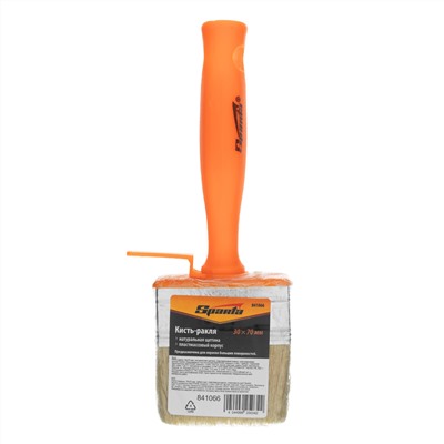 Кисть-ракля, 30х70 мм, натуральная щетина, пластмассовый корпус, пластмассовая ручка Sparta