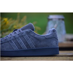 Adidas Superstar Grey из натуральной замши