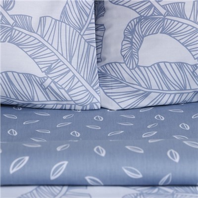 Постельное бельё LoveLife 1,5сп "Feathers" 143х215см, 150х225см, 50х70см-2шт,100% хлопок, сатин, 125г/м²