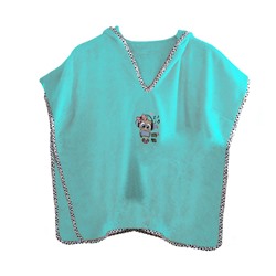 Детское Полотенце-Пончо на 2-5 года Melodica Mint Panço - EcoCotton