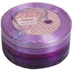 Набор лент декоративных атласных "deVENTE" 6ммx23м 5шт ассорти сиреневого цвета 9040308/Китай