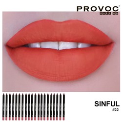 Provoc.. Полуперманентный гелевый карандаш для губ