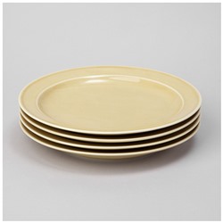 НАБОР ТАРЕЛОК ОБЕДЕННЫХ LEFARD TINT 24 СМ (ЖЕЛТЫЙ) 4 ШТ.