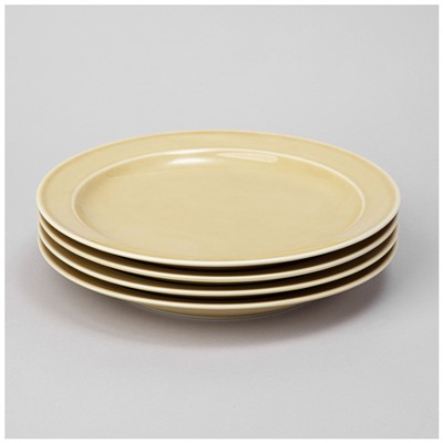 НАБОР ТАРЕЛОК ОБЕДЕННЫХ LEFARD TINT 24 СМ (ЖЕЛТЫЙ) 4 ШТ.