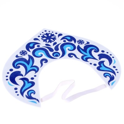 Кокошник карнавальный «Снежная принцесса», фетра