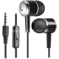 Наушники DEFENDER Pulse-427/63427 с микрофоном (черные)