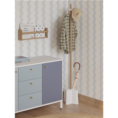 Вешалка напольная Oulof, 158 см, бук/белая